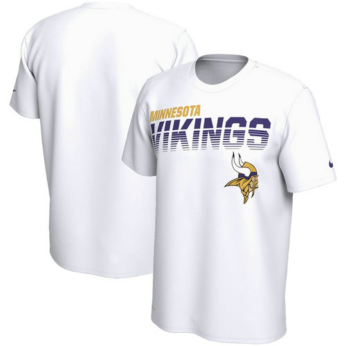 Minnesota Vikings Nike Sideline Line Of Scrimmage Legend Performance T-Shirt White