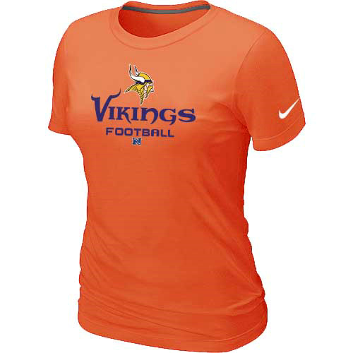 Minnesota Vikings Orange Women's Critical Victory T-Shirt