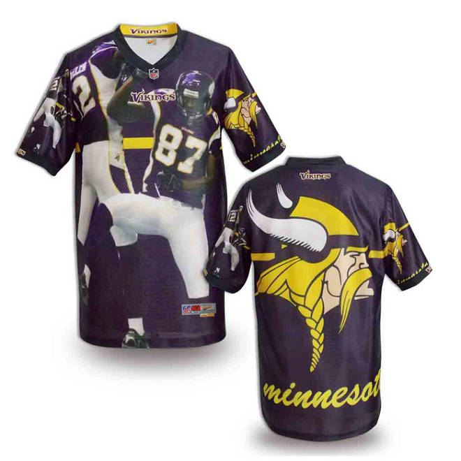 Minnesota Vikings blank fashion NFL jerseys(7)