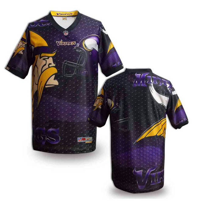 Minnesota Vikings blank fashion NFL jerseys(9)