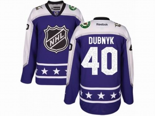 Minnesota Wild #40 Devan Dubnyk Purple Central Division 2017 All-Star NHL Jersey