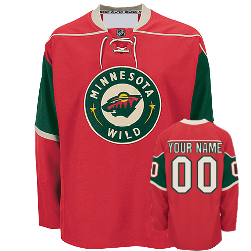 Minnesota Wild Home Customized Hockey Jersey