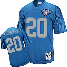 Mitchell & Ness Detroit Lions 1994 #20 Barry Sanders Authentic Throwback Jersey blue
