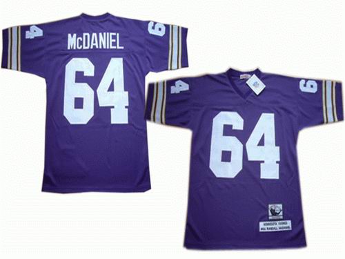 Mitchell & Ness Minnesota Vikings Randall McDaniel #64 Throwback Purple jerseys