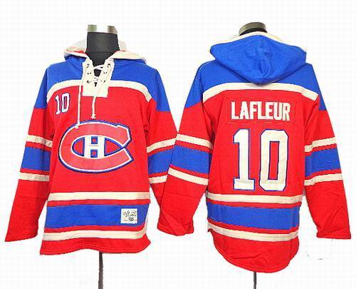 Montreal Canadiens #10 Guy Lafleur red Hoody