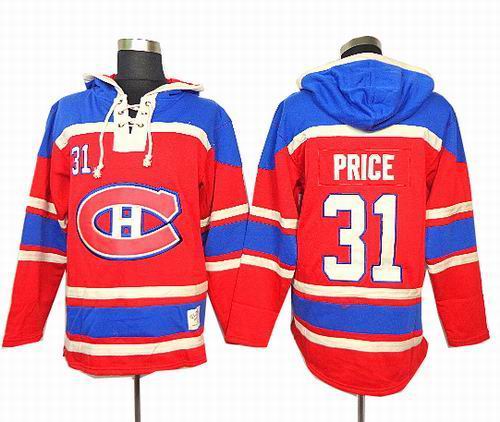 Montreal Canadiens #31 Carey Price red Hoody
