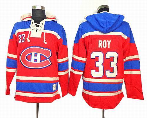 Montreal Canadiens #33 Patrick Roy red Hoody