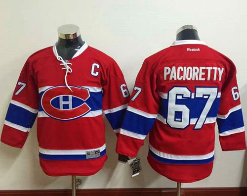 Montreal Canadiens 67 Max Pacioretty Red Kid NHL Jersey