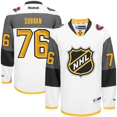Montreal Canadiens 76 P.K Subban White 2016 All Star NHL Jersey