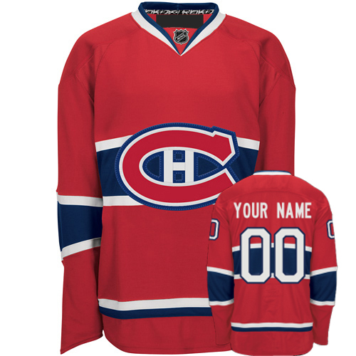 Montreal Canadiens Home Customized Hockey Jersey
