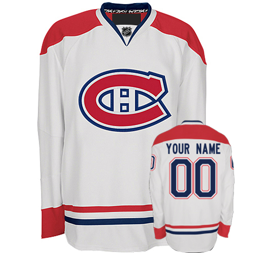 Montreal Canadiens Road Customized Hockey Jersey