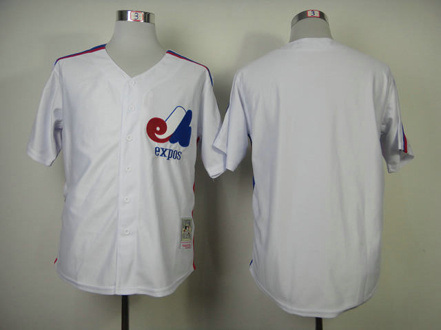 Montreal Expos Blank White Jersey