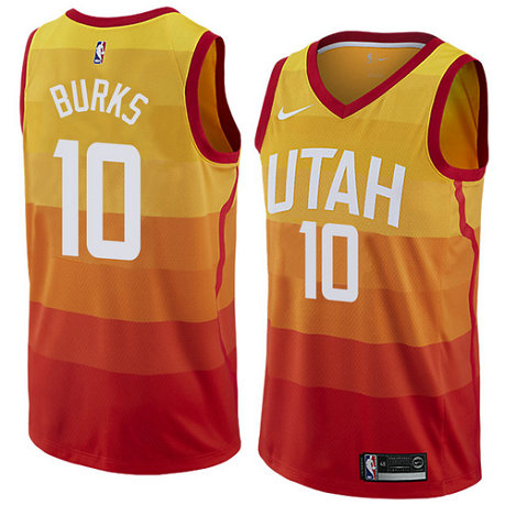 NBA  Utah Jazz 10# Burks Jerseys