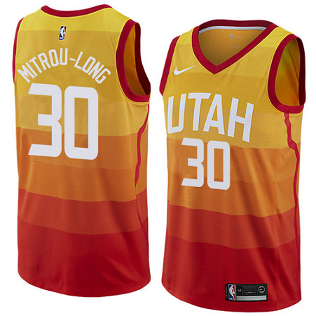 NBA  Utah Jazz 30# Mitrou long Jerseys