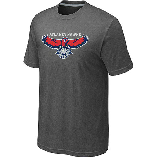 NBA Atlanta Hawks  Big  Tall Primary Logo D.Grey T Shirt
