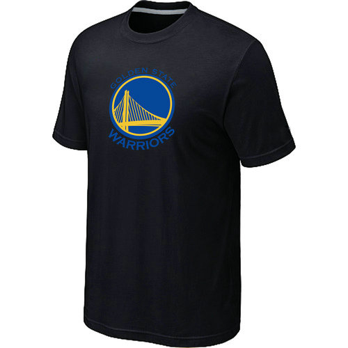 NBA Golden State Warriors Big Tall Primary Logo Black T Shirt