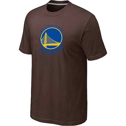 NBA Golden State Warriors Big Tall Primary Logo Brown T Shirt