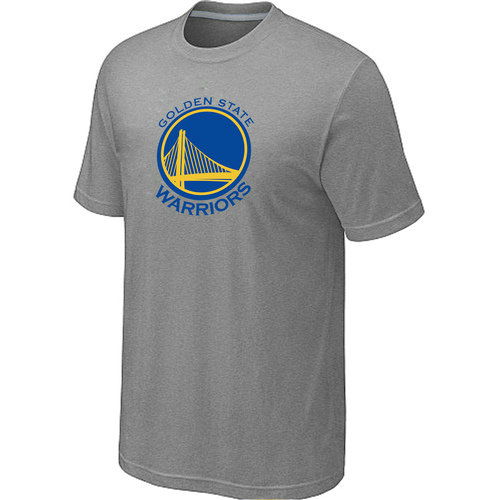 NBA Golden State Warriors Big Tall Primary Logo L.Grey T Shirt