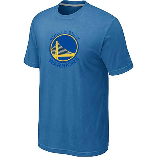 NBA Golden State Warriors Big Tall Primary Logo light Blue T Shirt