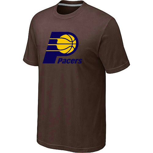 NBA Indiana Pacers Big Tall Primary Logo Brown T Shirt