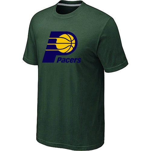 NBA Indiana Pacers Big Tall Primary Logo D.Green T Shirt