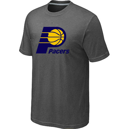 NBA Indiana Pacers Big Tall Primary Logo D.Grey T Shirt