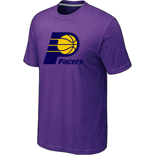NBA Indiana Pacers Big Tall Primary Logo Purple T Shirt