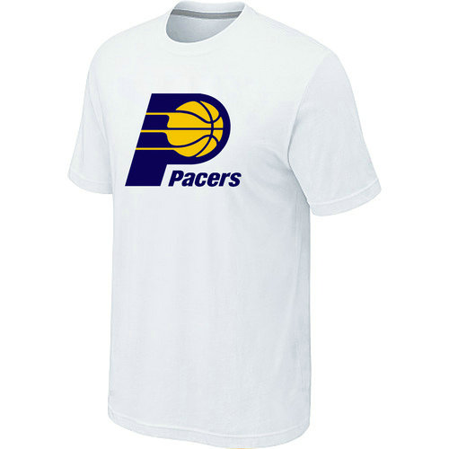NBA Indiana Pacers Big Tall Primary Logo White T shirt