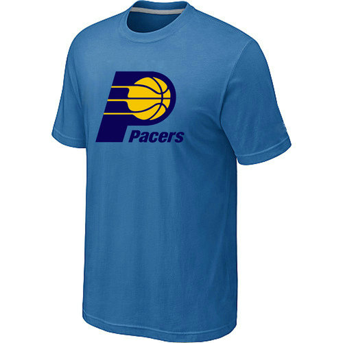 NBA Indiana Pacers Big Tall Primary Logo light Blue T Shirt