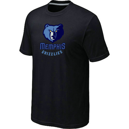 NBA Memphis Grizzlies Big Tall Primary Logo Black T Shirt