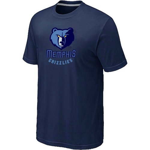 NBA Memphis Grizzlies Big Tall Primary Logo D.Blue T Shirt