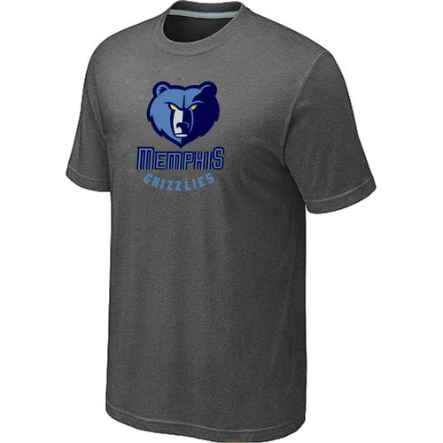 NBA Memphis Grizzlies Big Tall Primary Logo D.Grey T Shirt