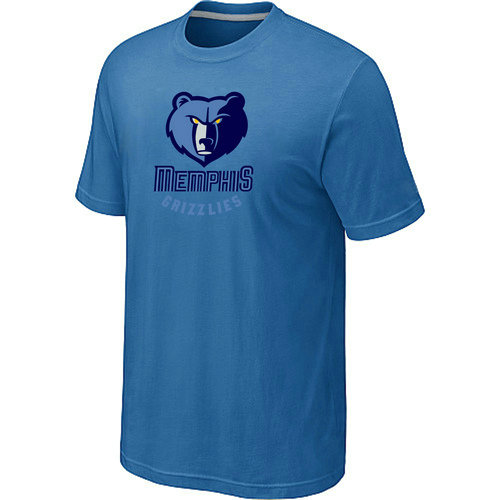 NBA Memphis Grizzlies Big Tall Primary Logo light Blue T Shirt