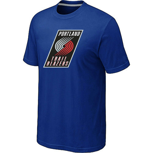 NBA Portland Trail Blazers Big Tall Primary Logo Blue T Shirt