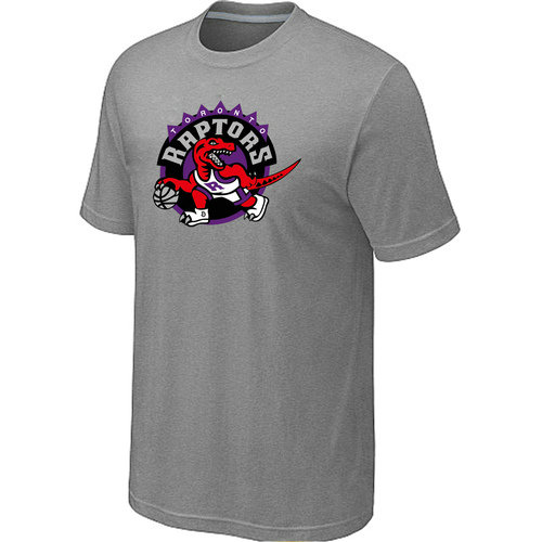 NBA Toronto Raptors  Big Tall Primary Logo L.Grey T Shirt