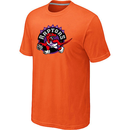 NBA Toronto Raptors  Big Tall Primary Logo Orange T Shirt