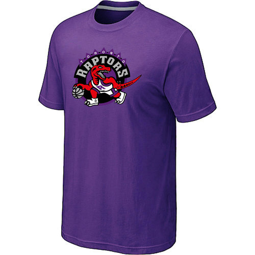 NBA Toronto Raptors  Big Tall Primary Logo Purple T Shirt