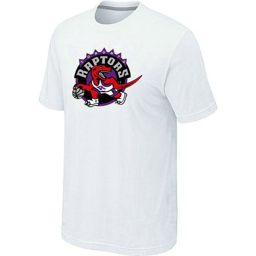NBA Toronto Raptors  Big Tall Primary Logo White T Shirt