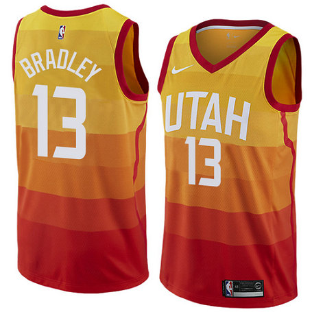 NBA Utah Jazz 13# Bradley Jerseys