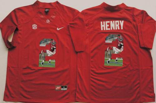 NCAA Alabama Crimson Tide #2 Derrick Henry red limited fashion Jersey
