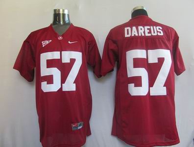 NCAA Alabama Crimson Tide 57 Marcell Dareus Red Football Jerseys