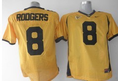 NCAA California Golden Bears #8 Aaron Rodgers jerseys Golden