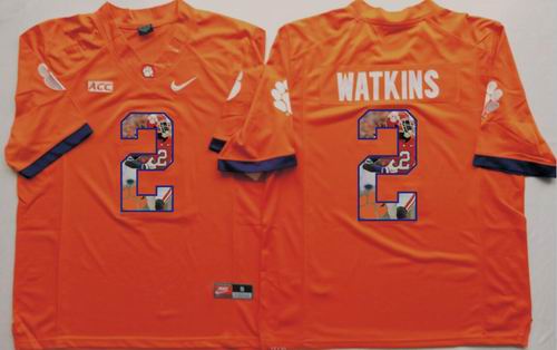NCAA Clemson Tigers #2 Sammy Watkins orange limited fashion jerseys