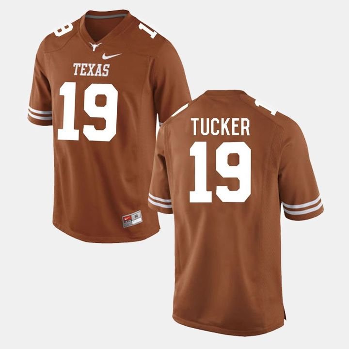NCAA Men's TEXAS Longhorns #19 TUCKER orange NCAA Stitched jersey