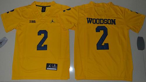 NCAA Michigan Wolverines #2 Charles Woodson orange Jersey