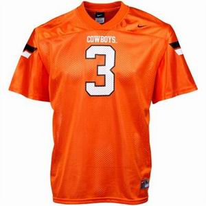 NCAA Oklahoma State Cowboys #3 maselera orange jerseys