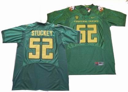 NCAA Oregon Ducks 52# stuckey green jerseys