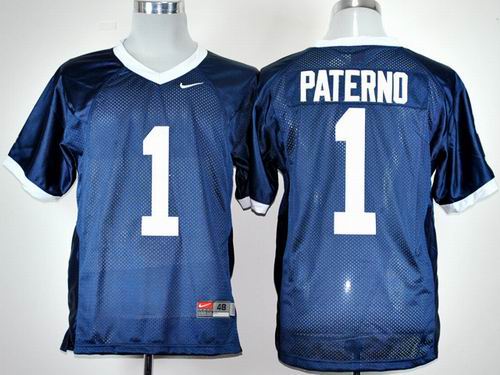 NCAA Penn State Nittany Lions Joe Paterno 1 Navy Blue Coach College Football Jersey