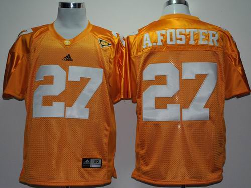 NCAA Tennessee Volunteers #27 Arian Foster Orange Football Jersey