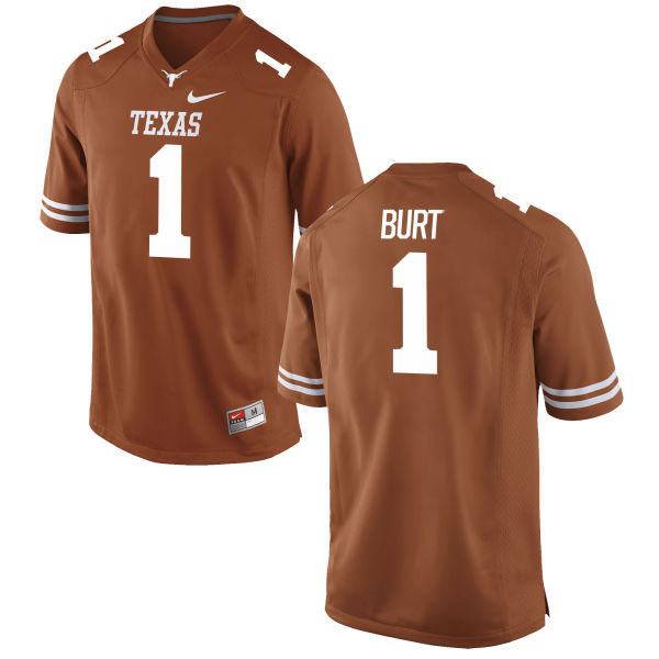NCAA Texas Longhorns #1 Burt orange jersey